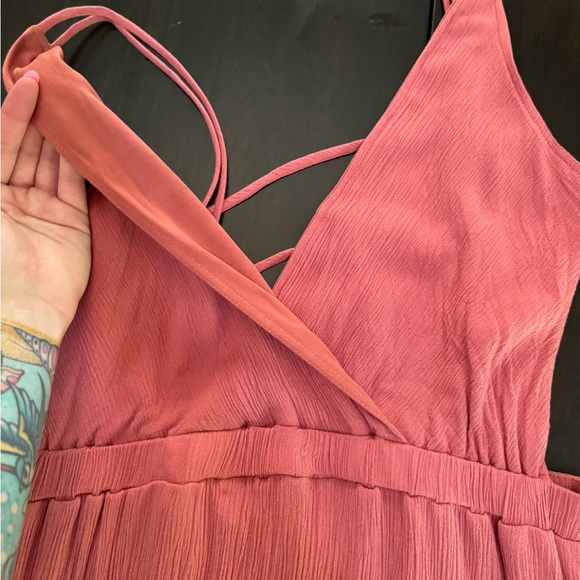 Lulus Lost in Paradise Rusty Rose Maxi Dress - Picture 7 of 9